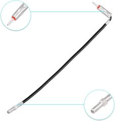 Bingfu Car Stereo Harness for Select 2002-2008 Chrysler Dodge Jeep DA61 Wiring Wire Harness with Antenna Adapter