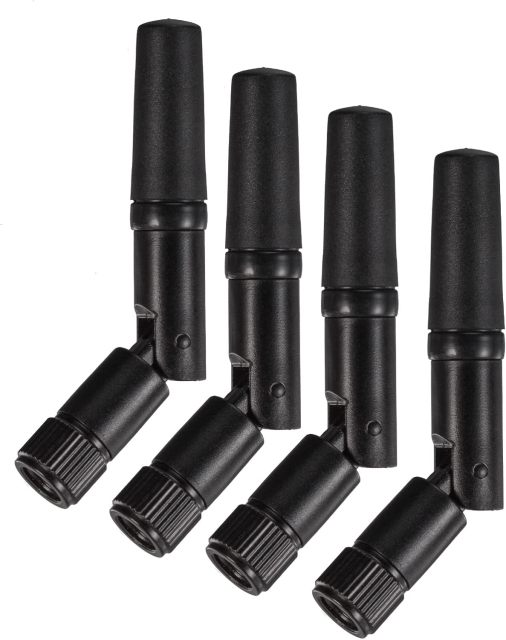 Eightwood Small WiFi Antenna 2.4GHz 5GHz Dual Band RP-SMA Antenna 4pcs for PC Desktop Computer PCIe Card WiFi Router Wireless Back Up Camera