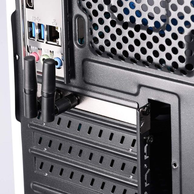 Eightwood Small WiFi Antenna 2.4GHz 5GHz Dual Band RP-SMA Antenna 4pcs for PC Desktop Computer PCIe Card WiFi Router Wireless Back Up Camera