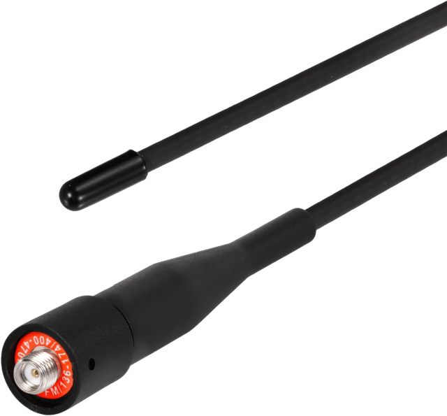 Eightwood Two Way Radio Antenna 6in, VHF/UHF Dual Band SMA Female Flexible Handheld Ham Radio Antenna 2-Pack for  Baofeng Walkie Talkie UV-5R UV-82 Yaesu FT-65