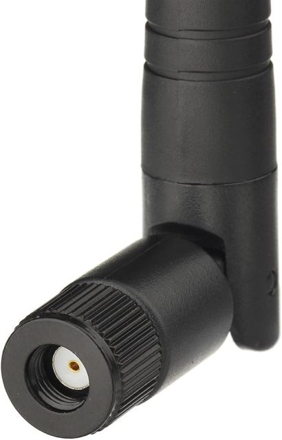 Eightwood 2.4GHz WiFi Antenna 5dBi RP-SMA Antenna 2pcs for WiFi Router PCI PCIe Network Card Wireless Range Extender
