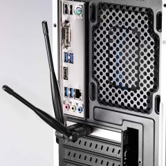 Eightwood 2.4GHz 5GHz 5.8GHz Dual Band WiFi Antenna 5dBi RP-SMA Antenna (2-Pack) for PC Desktop, WiFi Router, PCIe Network Card, USB Adapter, Wireless Range Extender, IP Camera