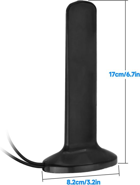 Eightwood 4G LTE TS9 Antenna Magnetic Base Compatible with Netgear Nighthawk M6 MR6110 MR6500 M1 MR1100 LB1120 Verizon Jetpack Mobile Hotspot 4G LTE Router USB Modem