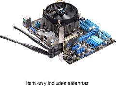 Eightwood 2.4GHz 5GHz 5.8GHz Dual Band WiFi Antenna 5dBi RP-SMA Antenna (2-Pack) for PC Desktop, WiFi Router, PCIe Network Card, USB Adapter, Wireless Range Extender, IP Camera