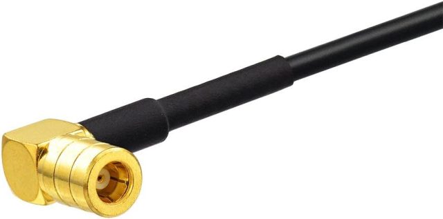 Eightwood Mini Satellite Radio Antenna SMB Right Angle Connector Compatible with Sirius XM Car Vehicle Truck RV HD Hi-Fi Radio Stereo Receiver Tuner 2320-2345MHz