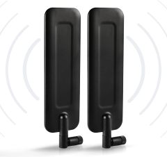 Eightwood Wide Band 4G LTE Dipole Antenna SMA Male Compatible with Outdoor HCO Spartan Cellular Hunting Game Trail Cameras (2-Pack)