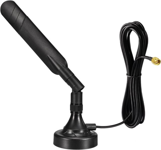Eightwood 4G LTE Antenna Magnetic Base MIMO SMA Male Antenna for 4G LTE Router Hotspot Modem Industrial Cellular IoT Gateway Security Camera