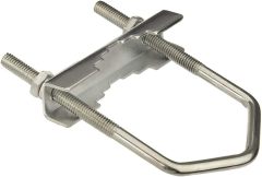 Eightwood Yagi WiFi Antenna Mast Cross-Over Bracket Kit U-Bolt Clamp Mounting Hardware 2pcs for Outdoor WiFi Antenna, LoRa Antenna, 4G LTE Antenna, Ham Radio Antenna, TV Antenna