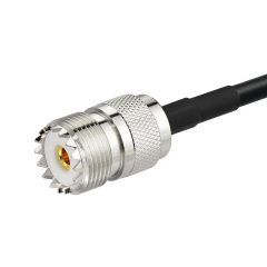 Eightwood UHF SO239 to BNC Male Antenna Extension Cable Coax RG58 10 Feet for CB Amateur Two-Way Ham Radio Antenna Analyzer Radio Scanner SWR Meter
