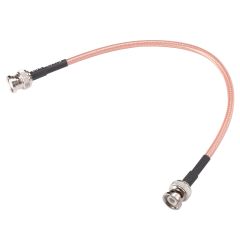 Eightwood BNC Male to BNC Male Adapter Coax RG400 1 Foot for CB VHF UHF Ham Radio Antenna Mobile Receiver Oscilloscope Spectrum Analyzer