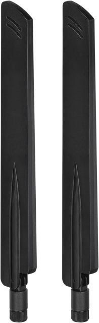 Eightwood WiFi 6 6E Antenna Tri-Band 2.4GHz 5GHz 6GHz + 20cm/7.8in U.FL IPX IPEX to PR-SMA Cable + Computer Slot Bracket for Mini PCI-E WiFi Network Card PC Desktop Computer