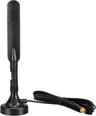 Eightwood 4G LTE Antenna Magnetic Base MIMO SMA Male Antenna for 4G LTE Router Hotspot Modem Industrial Cellular IoT Gateway Security Camera