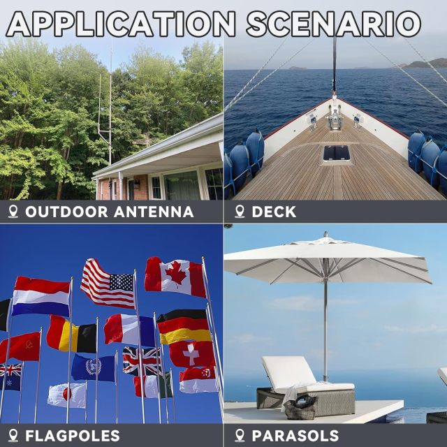 Eightwood Antenna Mast Pole Mount Bracket V Jaw Block with Double U-Bolts Clamp, Outdoor Antenna Pole Holder, Adjustable Angle Bracket Kit