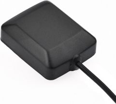 Eightwood Mini Satellite Radio Antenna SMB Right Angle Connector Compatible with Sirius XM Car Vehicle Truck RV HD Hi-Fi Radio Stereo Receiver Tuner 2320-2345MHz