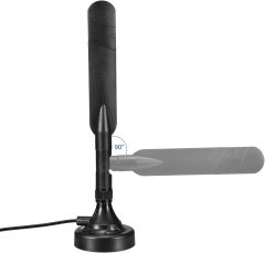 Eightwood 4G LTE Antenna Magnetic Base MIMO SMA Male Antenna for 4G LTE Router Hotspot Modem Industrial Cellular IoT Gateway Security Camera