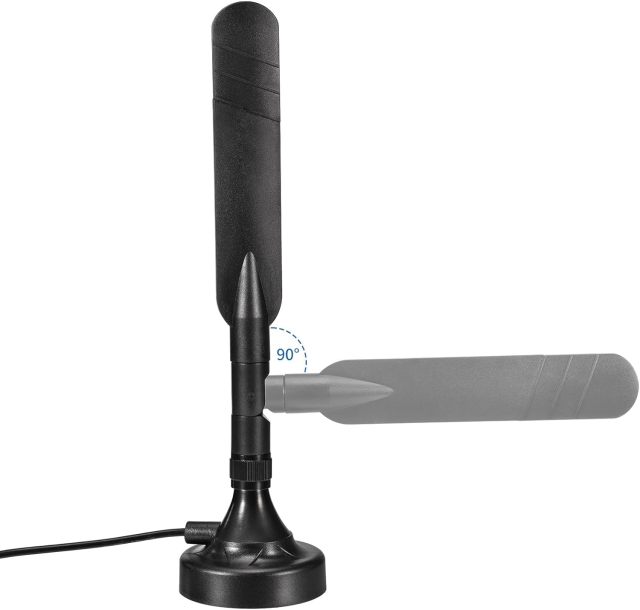 Eightwood 4G LTE Antenna Magnetic Base MIMO SMA Male Antenna for 4G LTE Router Hotspot Modem Industrial Cellular IoT Gateway Security Camera