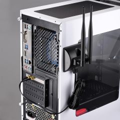 Eightwood 2.4GHz 5GHz Dual Band WiFi Antenna RP-SMA Male Antenna + IPEX U.FL to RP-SMA Female Cable 6 inch (2-Pack) for Mini PCIe Network Card USB WiFi Adapter Wireless Router Hotspot