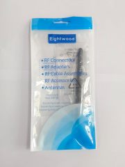Eightwood Universal Car Radio Antenna Replacement 5.6 inch, Roof Mount Vehicle Antenna Mast, Flexible Rubber FM AM Antennae with M4 M5 M6 Screw Adapters