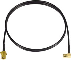 Eightwood Satellite Radio Antenna Cable 3 feet Fakra Curry Male to SMB Female Right Angle Compatible with Sirius XM Car Vehicle Radio Stereo Receiver Tuner