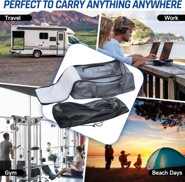 Storage Bag Kits for Starlink Internet Kit Satellite - Handbag + Drawstring Pocket + Rod Sheath - Compatible with Starlink Gen2 V2 Anatnna Starlink Ethernet Cable Router Power Supply