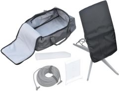 Storage Bag Kits for Starlink Internet Kit Satellite - Handbag + Drawstring Pocket + Rod Sheath - Compatible with Starlink Gen2 V2 Anatnna Starlink Ethernet Cable Router Power Supply