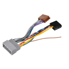22 Pin No Cutting Wire Harness Power Speaker Connector for 02-08 Select Chrysler Dodge Jeep for Aftermarket Stereo Installation with ISO Adapter