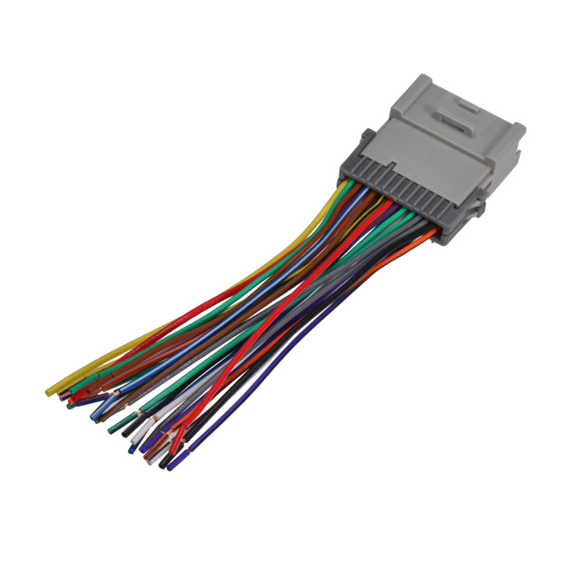 24 Pin Wire Harness Power Speaker Connector for Select 02-12 Buick Cadillac Chevrolet GMC Oldmobile Pontiac Hummer Saab Isuzu for Stereo Installation Downgrade or Upgrade Available
