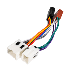 10+6 Pin No Cutting Wire Harness Power Speaker Connector for Select 95-13 Infiniti Nissan Suzuki for Aftermarket Stereo Installation with ISO Adapter Wires
