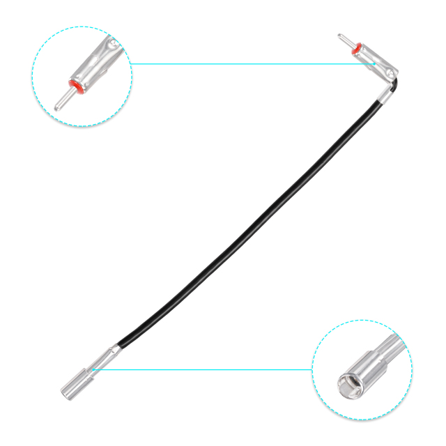 Car Antenna to Radio Adapter Cable Connector Extension for select 85-16 Select Buick Cadillac Chevrolet GMC Oldsmobile Pontiac Saturn Hummer Isuzu Hyundai Kia Saab Suzuki Toyota