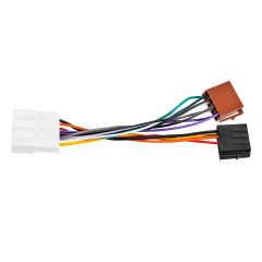 20 Pin Power Speaker Wire Harness Connector Fit Select 07-20 Nissan Subaru Mazda CX-5 Chevrolet City Express Suzuki Equator for Aftermarket Stereo Installation with ISO Adapter Wires