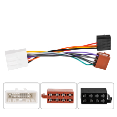 20 Pin Power Speaker Wire Harness Connector Fit Select 07-20 Nissan Subaru Mazda CX-5 Chevrolet City Express Suzuki Equator for Aftermarket Stereo Installation with ISO Adapter Wires