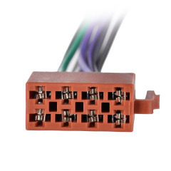 24 Pin No Cutting Wire Harness Power Speaker Connector for Select 2003-2017 Ford Lincoln Mercury Hyundai Land Rover installing Aftermarket Stereo with ISO Adapter Wires