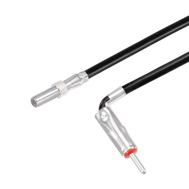 Car Antenna Cable Adapter Connector for Chrysler Dodge Jeep Ford GM 2002-Up - Motorola Plug to Snap-lock Female Antenna Jack