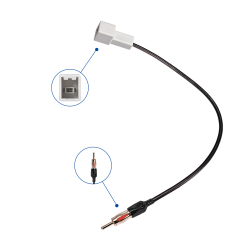 Antenna Adapter for Select Hyundai Kia Factory Stereo Radio Convert to Aftermarket Head Unit w FM AM DIN Plug