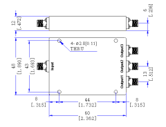 10~1000MHz SMA Female 3 Way Power Divider 50 Ohm Wide-Band Signal Splitte