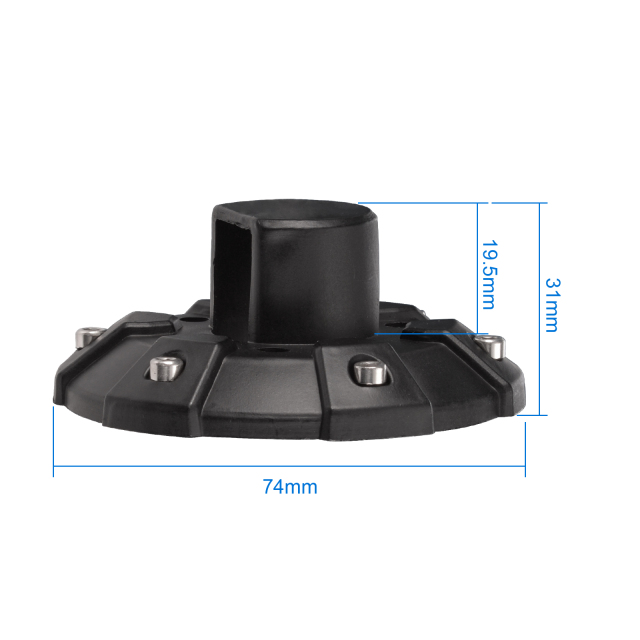 Car Antenna Mounted Base for Jeep Wrangler JK JL 2007-2019 Car Radio Antenna Waterproof Protect Sleeve Ornament Replacement