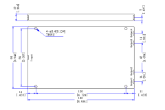 100～6000 MHz SMP-Female  4  Way Power Divider 50 Ohm Wide-Band Signal Splitter