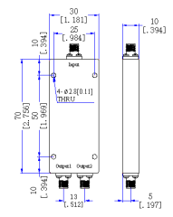 380～8000 MHz SMA Female  2 Way Power Divider 50 Ohm Wide-Band Signal Splitter
