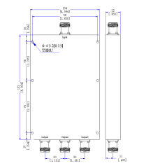 400～540  MHz N  Female 3  Way Power Divider 50 Ohm Wide-Band Signal Splitter