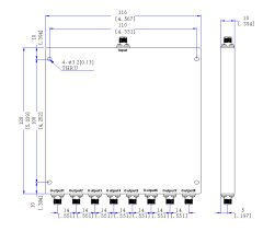 400～6000 MHz SMA Female 8 Way Power Divider 50 Ohm Wide-Band Signal Splitter