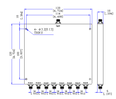 400～2000 MHz SMA Female 8 Way Power Divider 50 Ohm Wide-Band Signal Splitter
