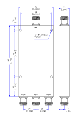 470～2500 MHz N Female 3 Way Power Divider 50 Ohm Wide-Band Signal Splitter
