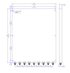 500～6000 MHz SMA Female 8 Way Power Divider 50 Ohm Wide-Band Signal Splitter