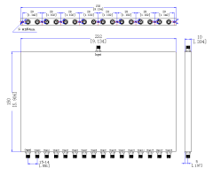 600～8000 MHz SMA Female 16 Way Power Divider 50 Ohm Wide-Band Signal Splitter