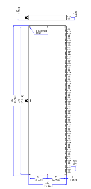 790～2700 MHz SMA  Female  SMA Male 32  Way Power Divider 50 Ohm Wide-Band Signal Splitter
