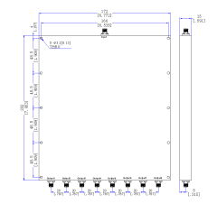 800～2500  MHz SMA Female 8 Way Power Divider 50 Ohm Wide-Band Signal Splitter