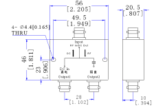 20~3000 MHz SMA Female 4 Way Power Divider 50 Ohm Wide-Band Signal Splitter
