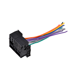 16Pin No Cutting Reverse Wire Harness Power Speaker Connect to Select 02-18 Audi BMW Mercedes-Benz Mini Cooper Pontiac G8 Porsche 911 Saturn Astra Volkswagen Cabrio Touareg Original Stereo Radio