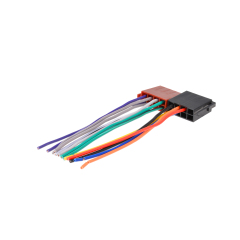 Car Reverse Stereo ISO Wiring Harness Bulit in Resistors for VW Volvo Mercedes Benz 1998-2018 Protect Vehicles Battery Install Aftermarket Radio Pioneer  Sony 16 Pin Cable Plug