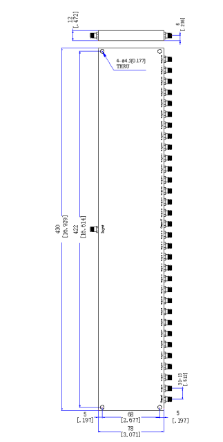 1400～2700 MHz SMA Female 32 Way Power Divider 50 Ohm Wide-Band Signal Splitter